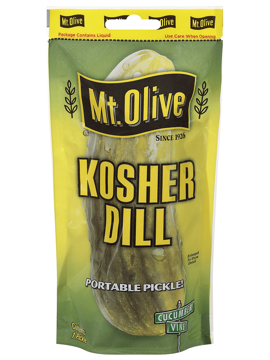 Single Serve Kosher Dill Portable Pickle | Great for On-the-go